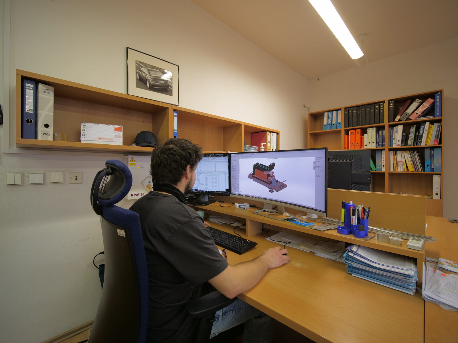 Konstruktér ROSTRA u 3D modelu nástroje